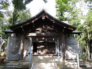 2020年9月14日　朝の富士森公園の浅間神社です