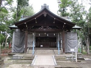 2020年9月21日　朝の富士森公園の浅間神社です