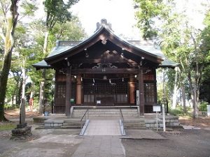 2020年10月26日　朝の富士森公園の浅間神社です