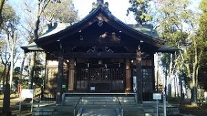 2020年11月28日　朝の富士森公園の浅間神社です