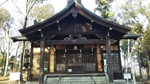 2020年12月11日　朝の富士森公園の浅間神社です