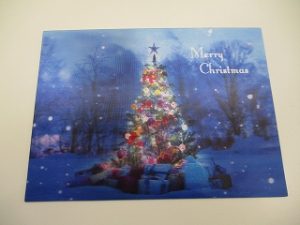 このクリスマスカード。。。