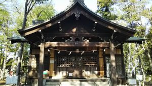 2021年4月9日　今朝の富士森公園の浅間神社です