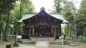 2021年5月7日　朝の富士森公園の浅間神社です