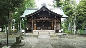 2021年5月31日　朝の富士森公園の浅間神社です