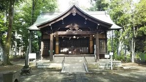 2021年5月14日　朝の富士森公園の浅間神社です