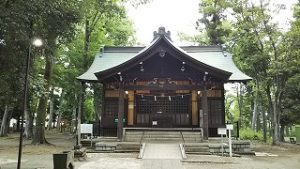 2021年5月16日　朝の富士森公園の浅間神社です