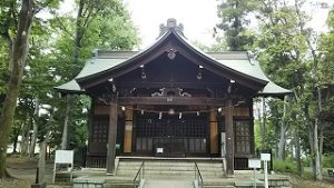 2021年5月15日　朝の富士森公園の浅間神社です