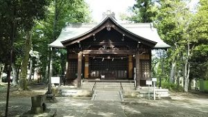 2021年5月25日　朝の富士森公園の浅間神社です