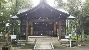2021年6月17日　朝の富士森公園浅間神社です