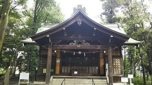 2021年6月20日　朝の富士森公園の浅間神社です