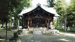 2021年7月24日朝の富士森公園の浅間神社です