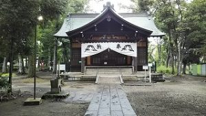 2021年7月27日朝の富士森公園の浅間神社です