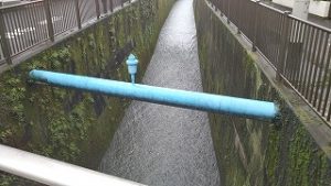 2021年7月3日朝の山田川です