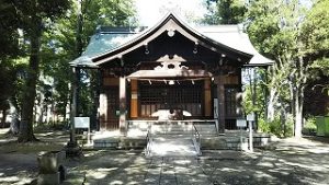 2021年8月3日朝の富士森公園の浅間神社です