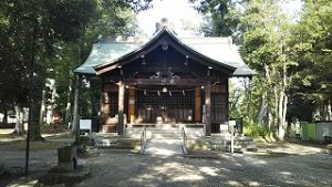 2021年8月26日朝の富士森公園の浅間神社です