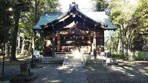 2021年9月21日朝の富士森公園の浅間神社です