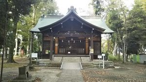 2021年10月25日朝の富士森公園の浅間神社です