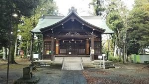 2021年10月26日朝の富士森公園の浅間神社です
