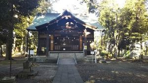 2021年10月18日朝の富士森公園の浅間神社です