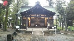 2021年10月17日朝の富士森公園の浅間神社です