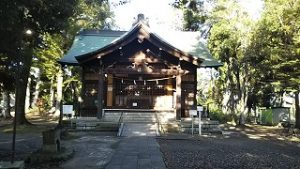 2021年10月4日朝の富士森公園の浅間神社です