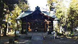 2021年10月29日朝の富士森公園の浅間神社です