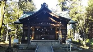 2021年10月24日朝の富士森公園の浅間神社です