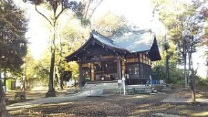 2021年11月15日朝の富士森公園の浅間神社です