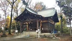 2021年11月23日朝の浅間神社です