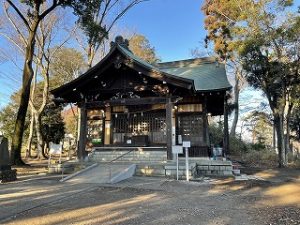 2022年1月21日朝の浅間神社です