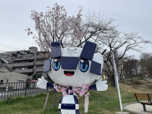 3月21日朝の富士森公園ミライトワ
