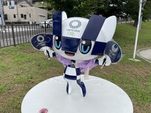 7月14日朝の富士森公園ミライトワ